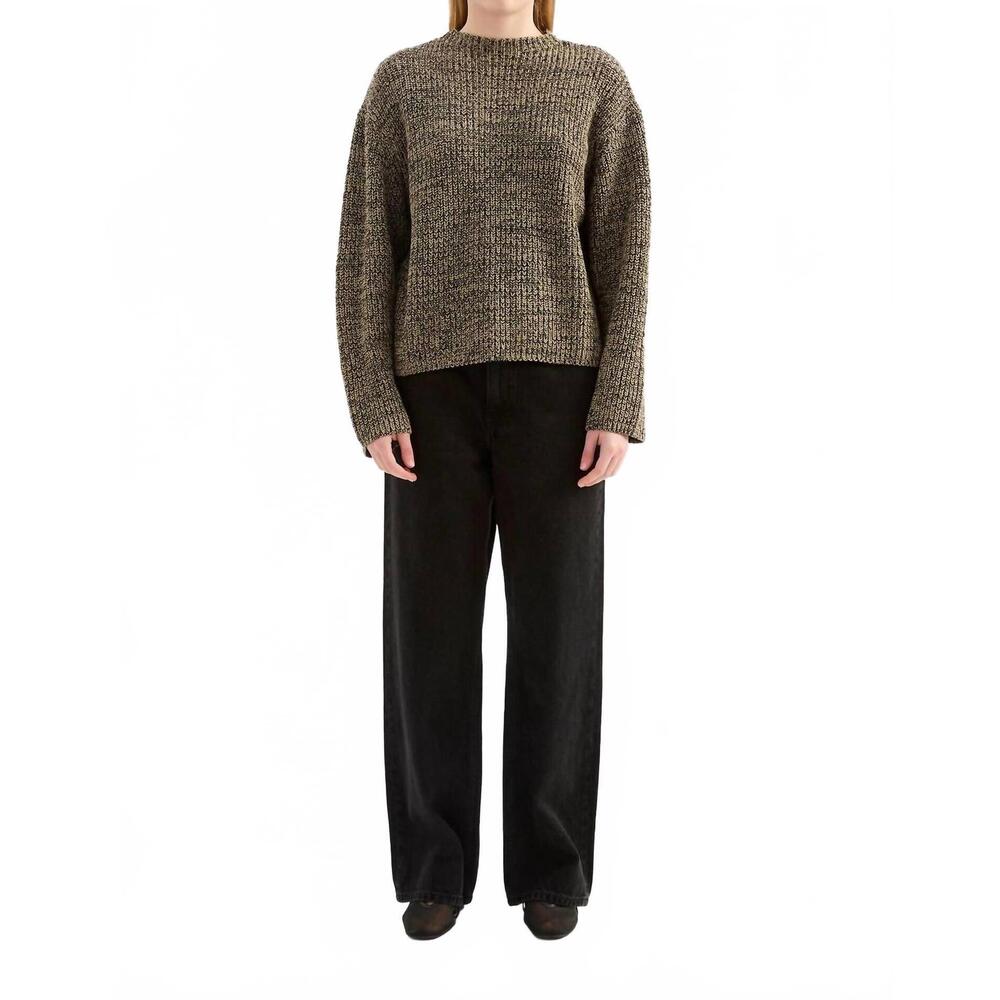 NEW NUDE LUCY hana knit sweater in khaki marle